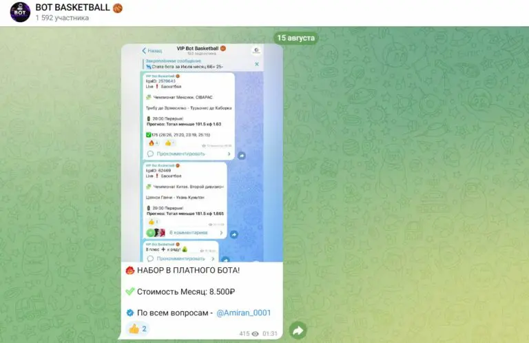 BOT BASKETBALL отзывы